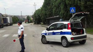 Posto di blocco Polizia Locale