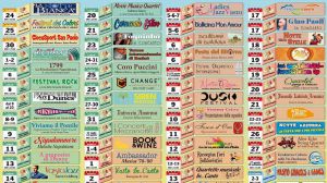 Calendario eventi estivi