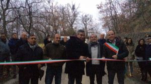 Inaugurazione strada Furci-fondovalle treste