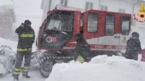 Vigili del fuoco neve castiglione