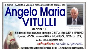 Angelo Maria Vitulli 12/08/2019
