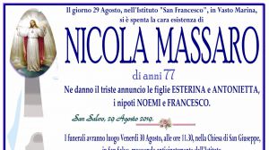 Nicola Massaro 29/08/2019