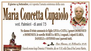 Maria Concetta Cupaiolo 14/09/2019
