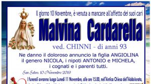 Malvina Cardarella 10/11/2019