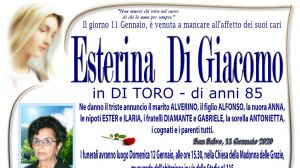 Esterina Di Giacomo 11/01/2020