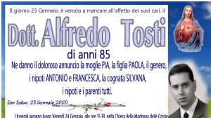Dott. Alfredo Tosti 23/01/2020