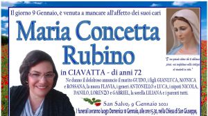 Maria Concetta Rubino 9/01/2020