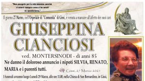 Giuseppina Cianciosi 27/03/2021