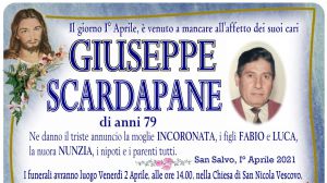 Giuseppe Scardapane 1/04/2021