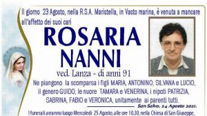 Rosaria Nanni 24/08/2021