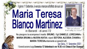 Maria Teresa Blanco Martinez 11/09/2021