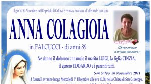 Anna Colagioia 30/11/2021