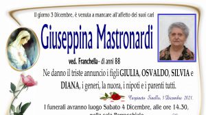 Giuseppina Mastronardi 3/12/2021