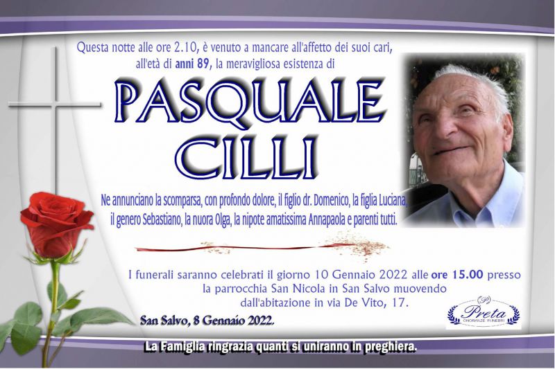 Pasquale Cilli 8/01/2022