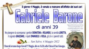 Gabriele Barone 4/05/2022