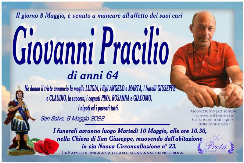 Giovanni Pracilio 8/05/2022