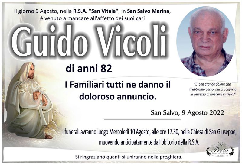 Guido Vicoli 9/08/2022