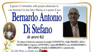 Bernando Antonio Di Stefano 24/09/2022