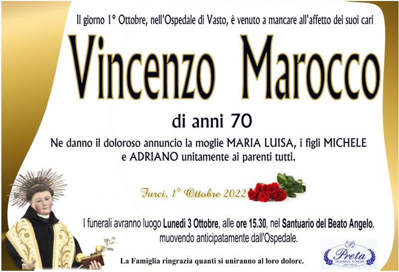 Vincenzo Marocco 1/10/2022
