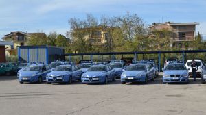 Parco auto polizia