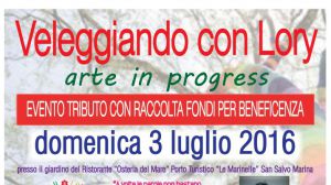 “VELEGGIANDO CON LORY…..arte in progress”
