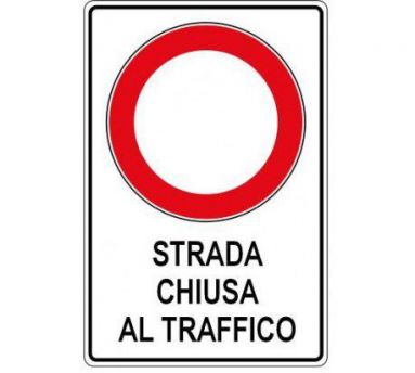 Strada chiusa - divieto di transito