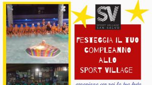 Festa compleanno sport village