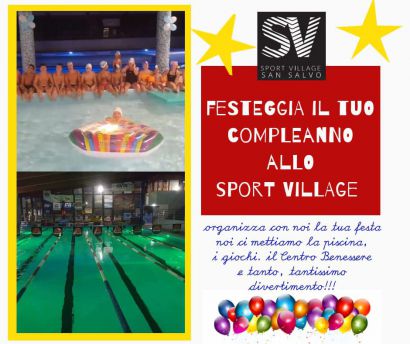 Festa compleanno sport village