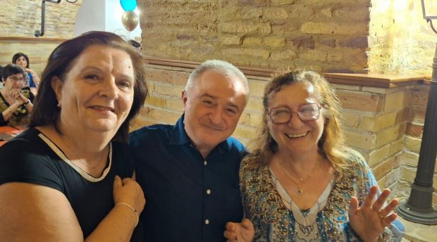 Lidia Vallarolo, Grazia Spadaccino e Giuseppe D’Ortona