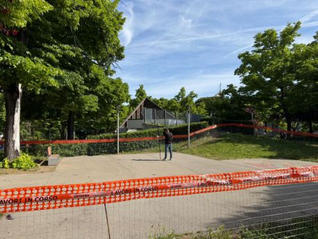 Cantiere villa comunale