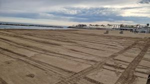 Livellamento spiaggia