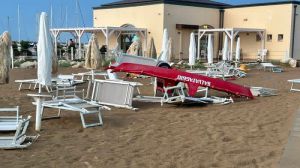 Maltempo spiaggia