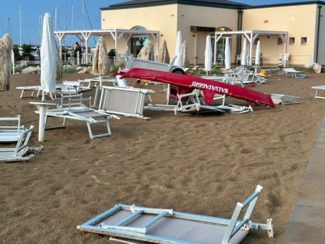 Maltempo spiaggia