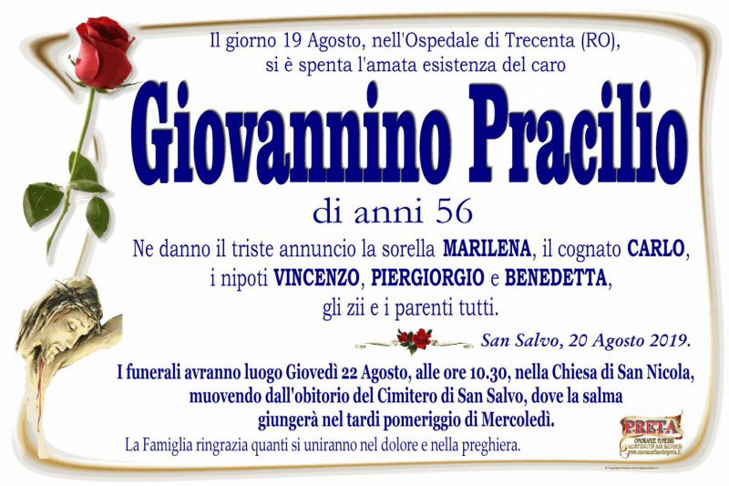 Giovannino Pracilio 20/08/2019