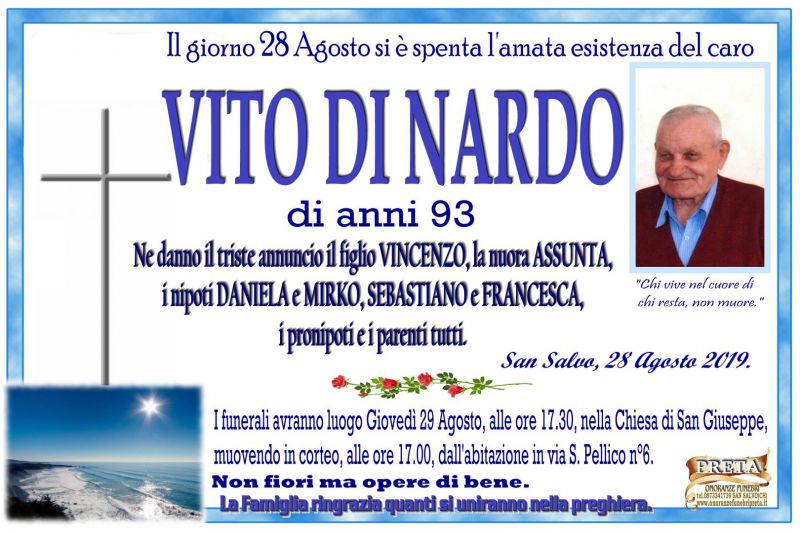 Vito Di Nardo 28/08/2019