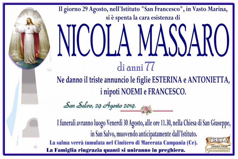 Nicola Massaro 29/08/2019