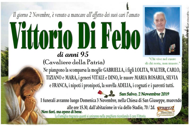 Vittorio Di Febo 2/11/2019