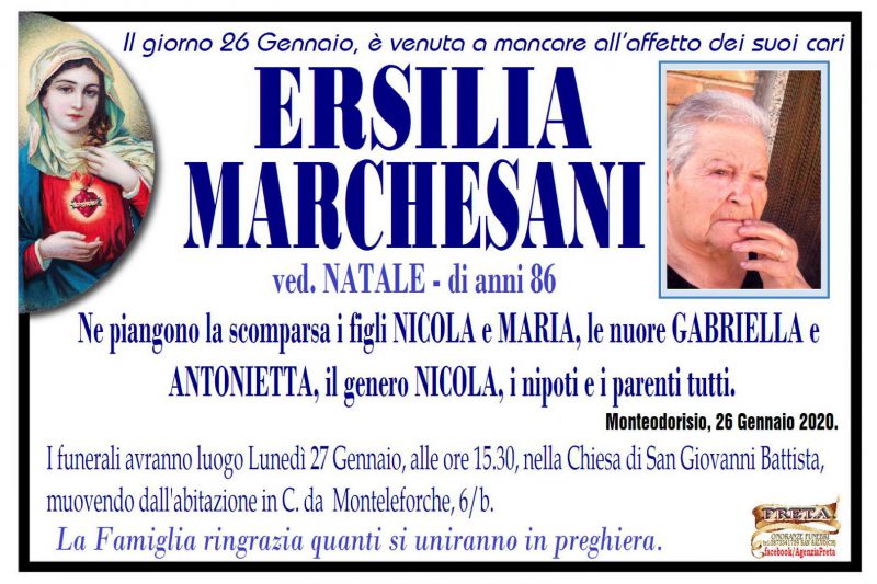 Ersilia Marchesani 26/01/2020