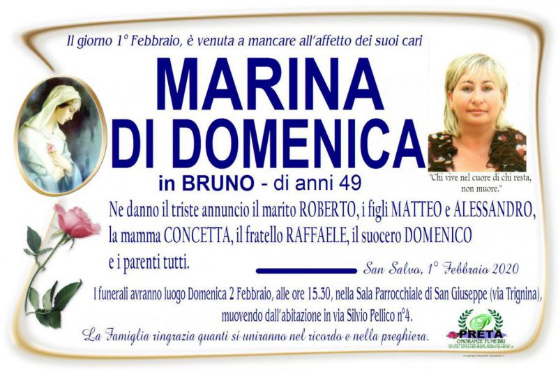 Marina Di Domenica 1/02/2020