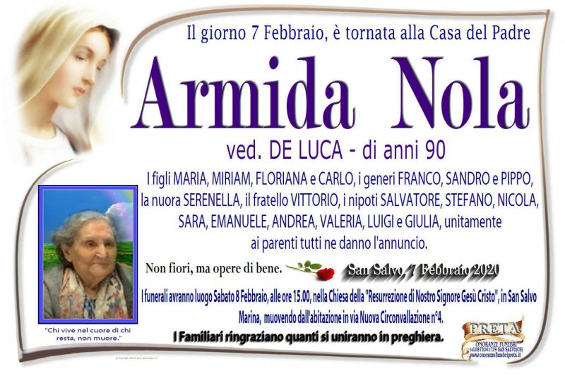 Armida Nola 7/02/2020