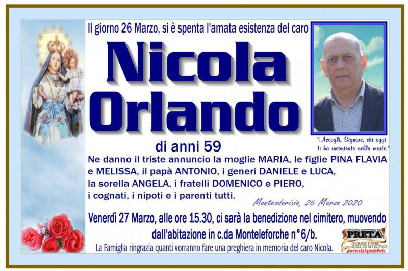 Nicola Orlando 26/03/2020