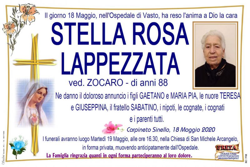 Stella Rosa Lappezzata 18/05/2020