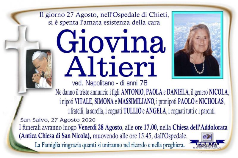 Giovina Altieri 27/08/2020