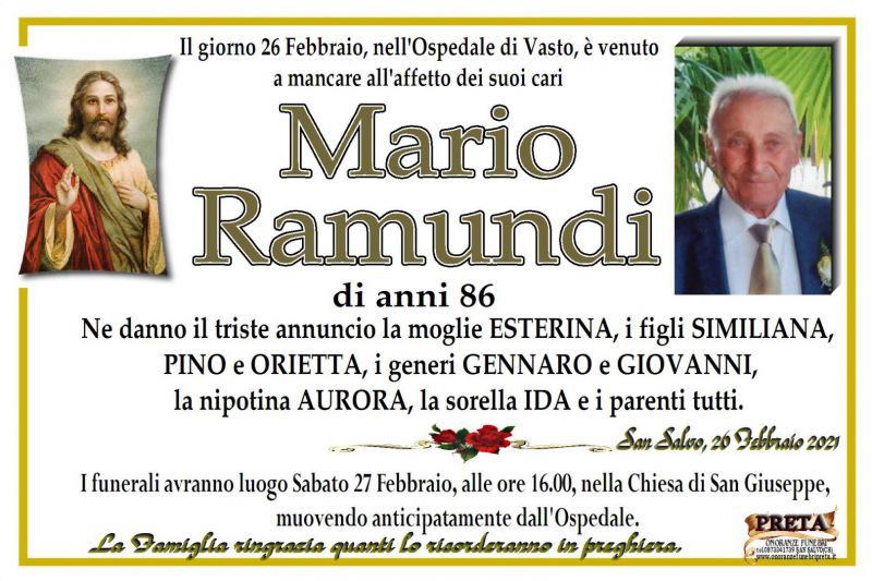 Mario Ramundi 26/02/2021