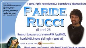 Paride Rucci 3/04/2021