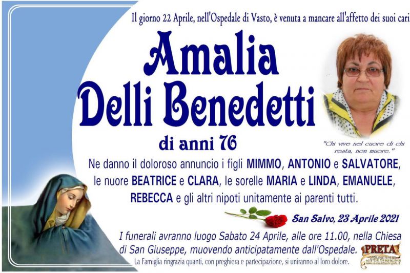 Amalia Delli Benedetti 23/04/2021