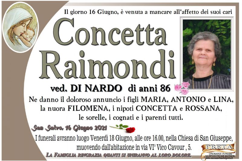 Concetta Raimondi 16/06/2021