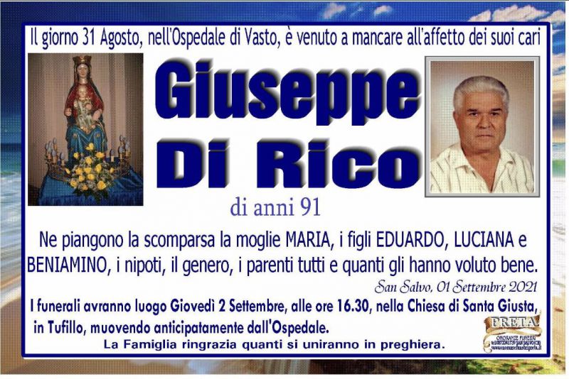 Giuseppe Di Rico 31/08/2021