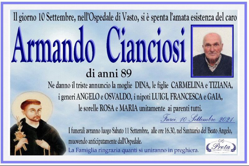 Armando Cianciosi 10/09/2021