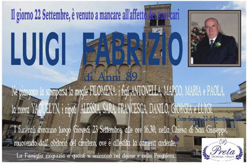Luigi Fabrizio 22/09/2021